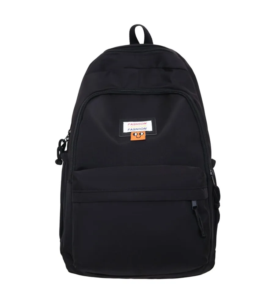 Versatile ins Large Capacity High School Student Junior High School Student School Bag Backpack Soft Waxy Cream Yellow Backpack