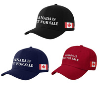 High-Quality Woven Canada Hat Adjustable Embroidered Classic Cap Breathable Vintage Baseball Cap for Hiking Fishing