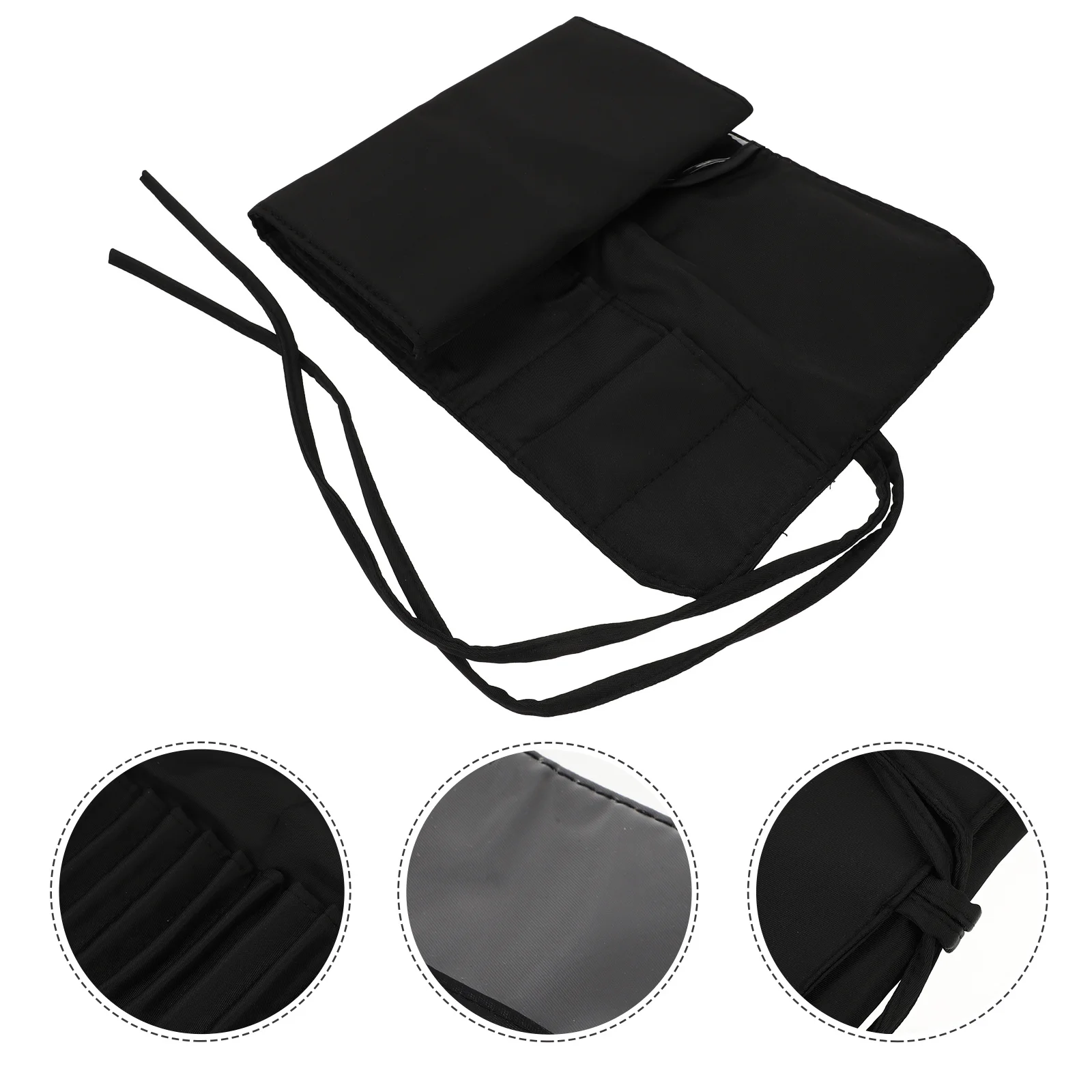 

Travel Friendly Makeup Brush Organizer Roll Up Design Saves Space Portable Makeup Brush Pouch for Home and on The Go