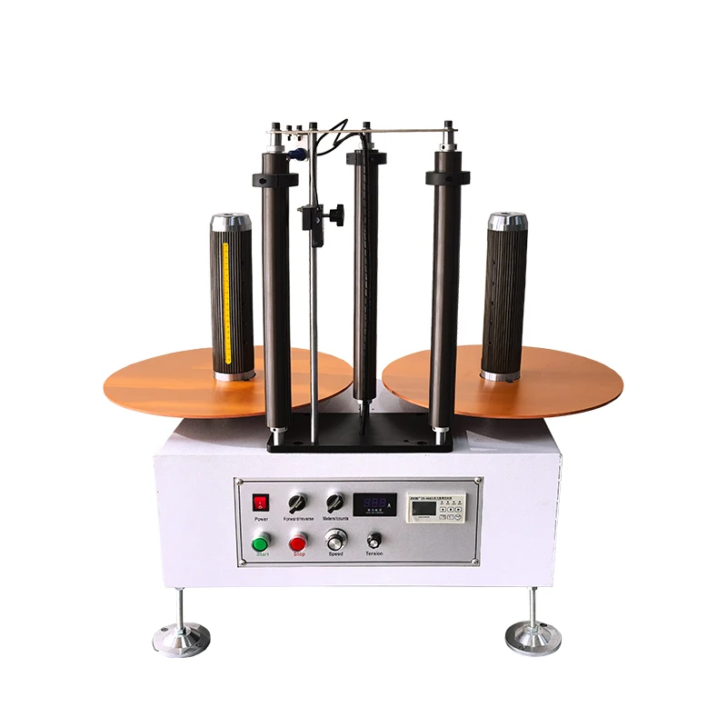 Rewinding Machine Roll to Roll Coreless Stretch Film Aluminum Foil Roll Rewinding Machine for Counting Piece Counting Length