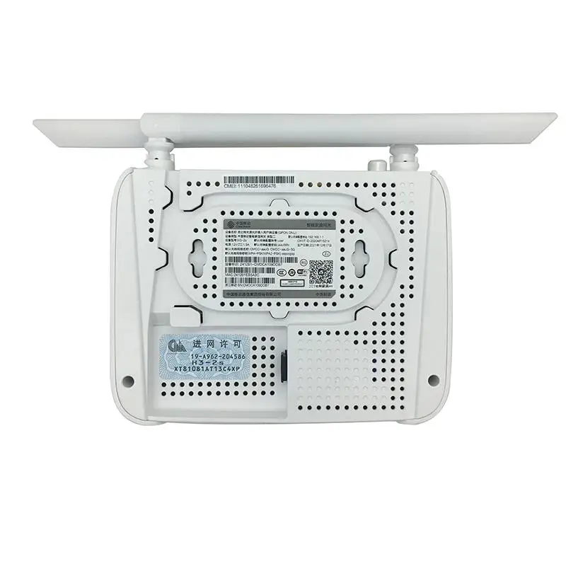 DIXSG-Gpon Onu ONT H3-2S 4GE WLAN + 2.4G, 5G, Dual-Band WiFi, 5dB Antenna, Remote Control FTTH Fiber Home Router, Free Shipping