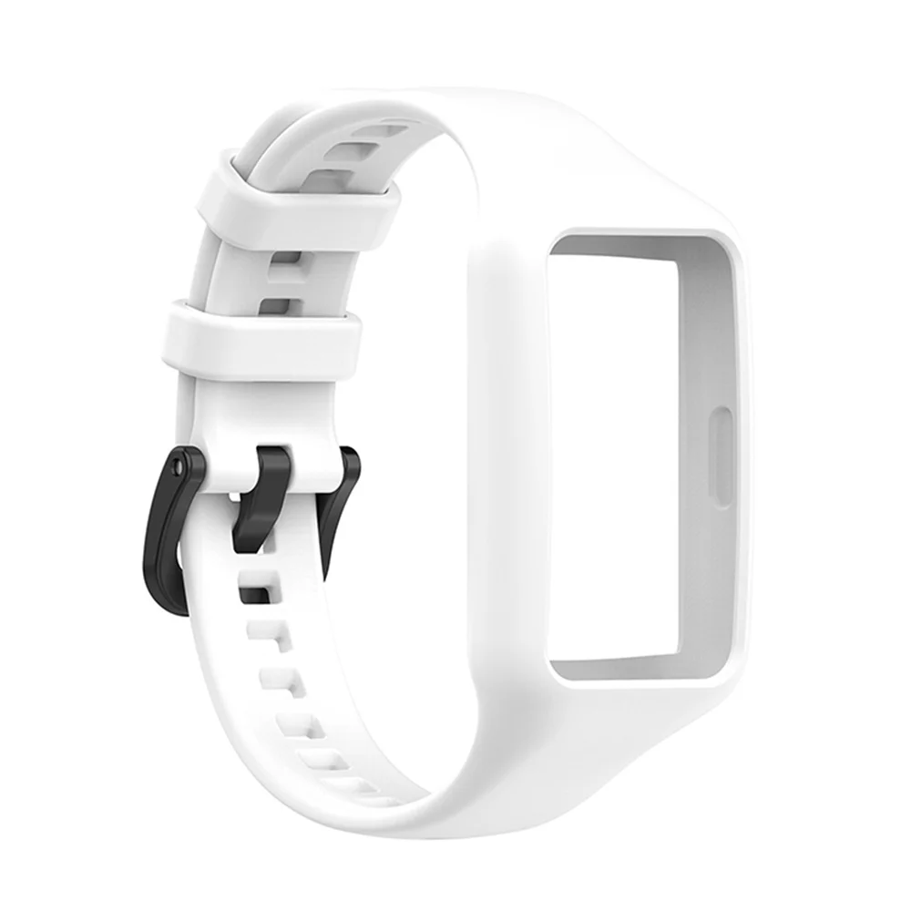 Marco protector de correa de silicona para Honor Band7, pulsera de repuesto para Huawei Band 7/6