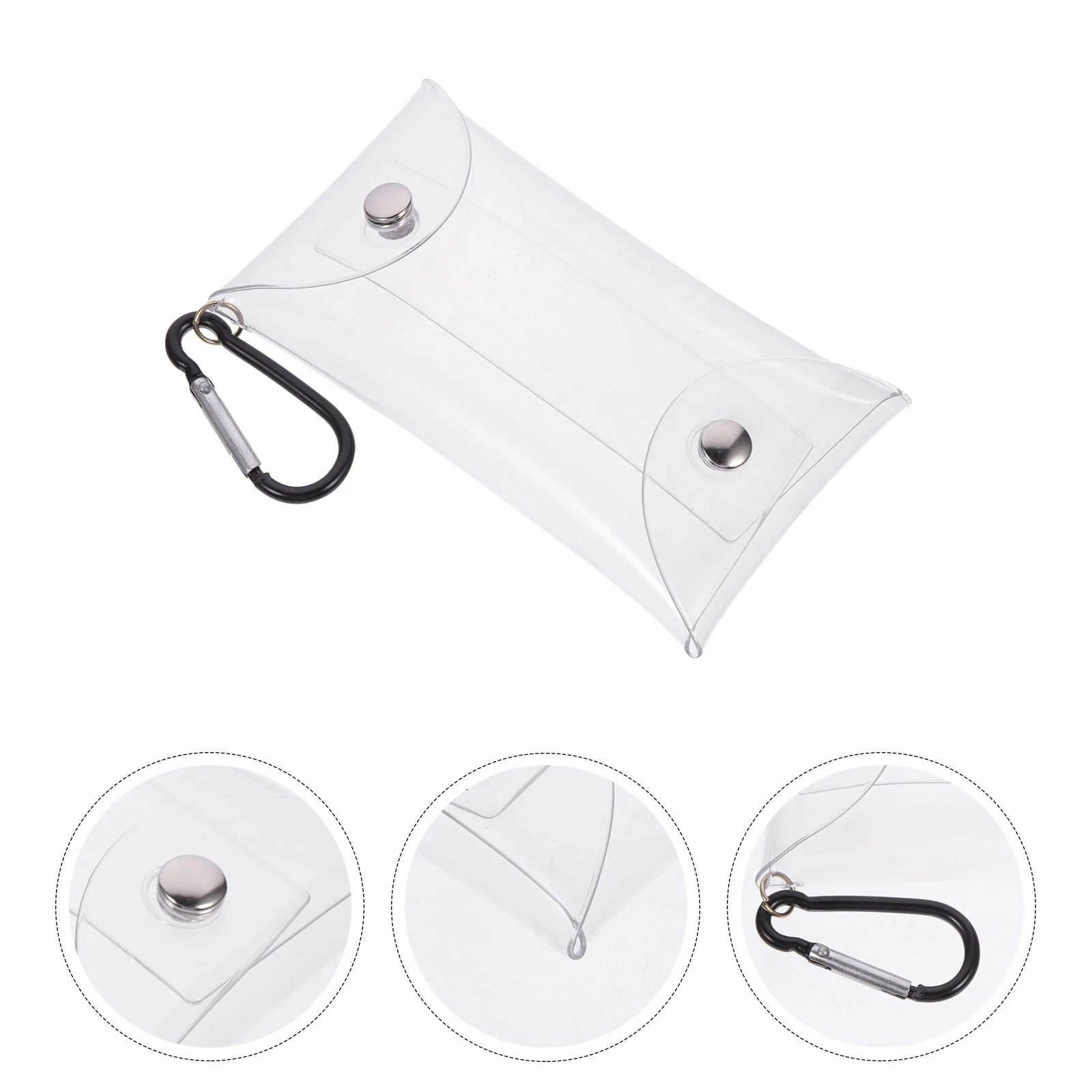 Прозрачный кошелек для монет, дорожный кошелек, детский маленький милый кошелек для бальзамов для губ, смена для детей, губная помада