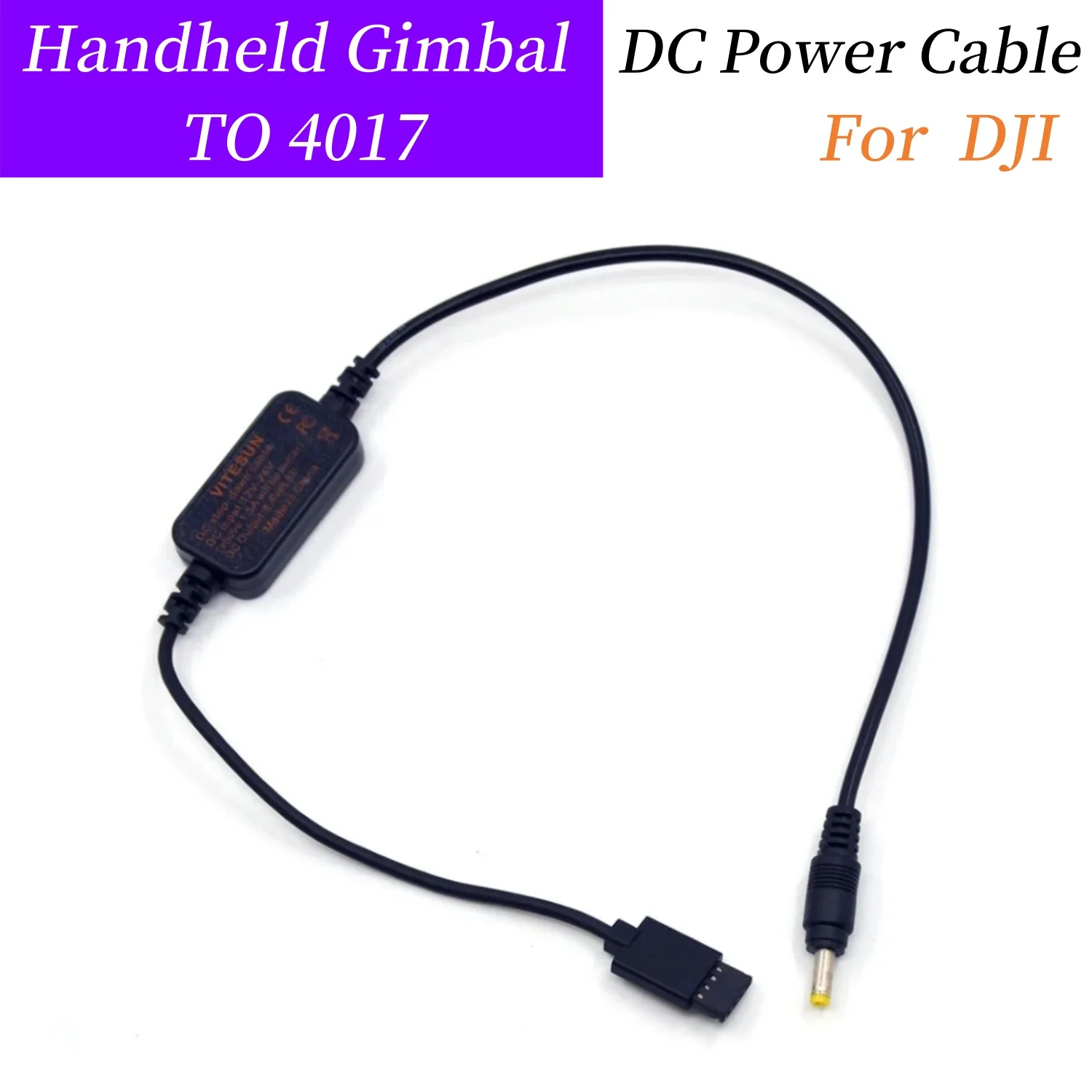 

Step Down Power Cable Fit for DJI Ronin-S for DMW-BLF19 DCC12 EN-EL24 NP-W126 EP-5A EP5C 5F CP-W126 Dummy Battery