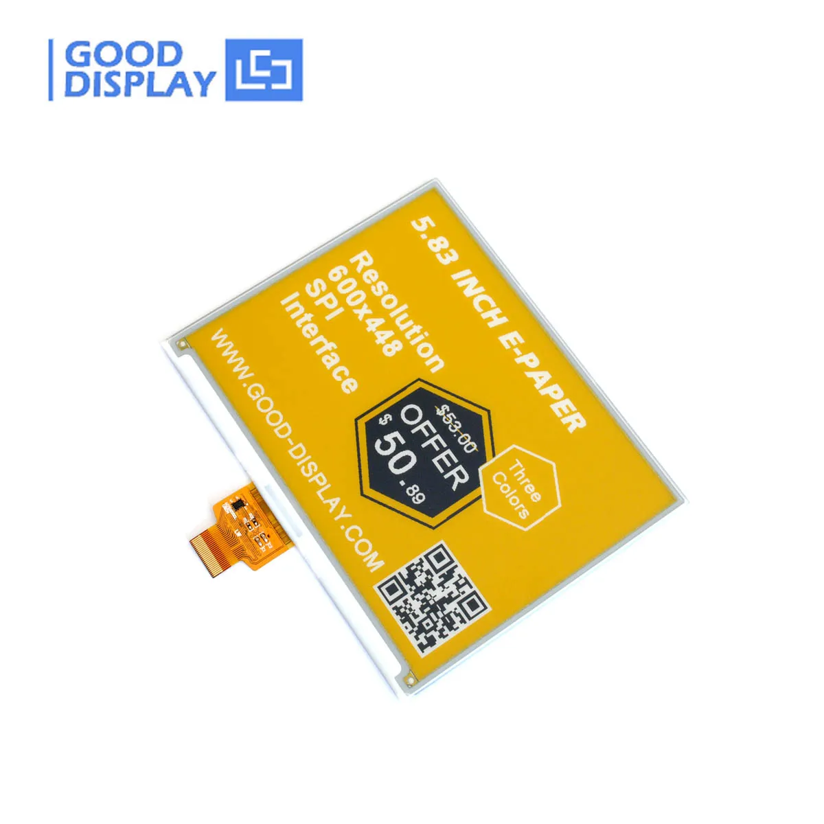 Super Cheap E-Ink Module ! 5.83 Inch 3-Color E-Paper Screen | Liquidation Sale for Arduino RPi