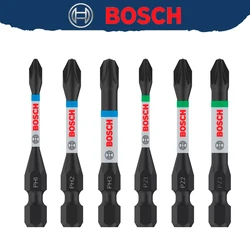 BOSCH Impact Control Screwdriver Bit PH/PZ 55mm S2 Modified Steel Heat Treatment Process Endurance Tool Attachments