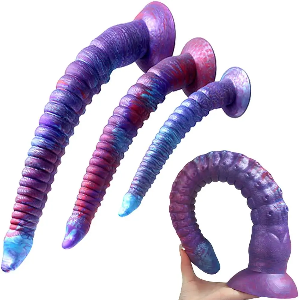 

22in Silicone Super Long Tentacle Anal Dildo Butt Plug Strong Suction Cup Realistic Monster Octopus Dildos Anal Vaginal Prostat