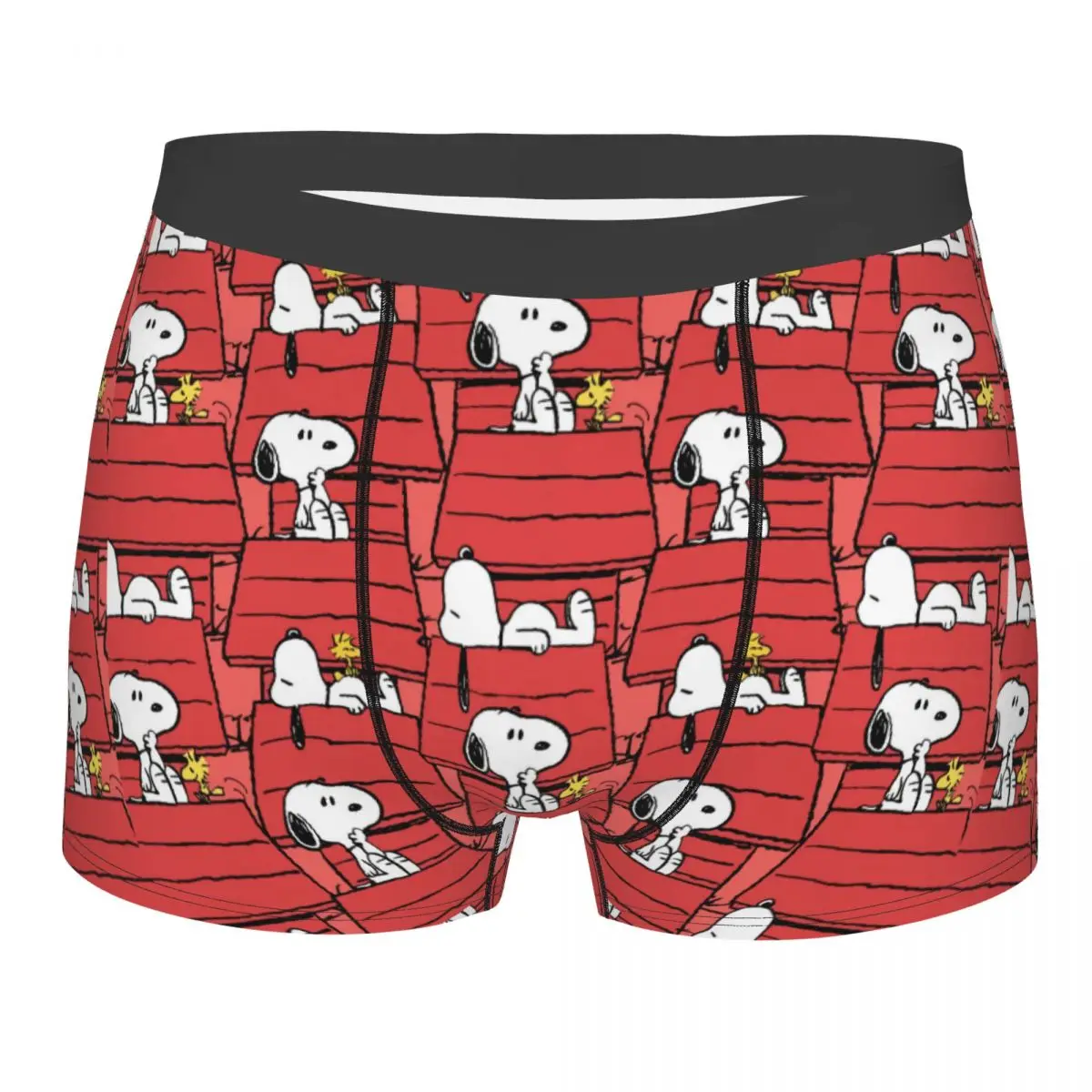 

Милое нижнее белье S-Snoopys с героями мультфильмов, мужские дышащие трусы-боксеры, шорты, мягкие трусы для Homme