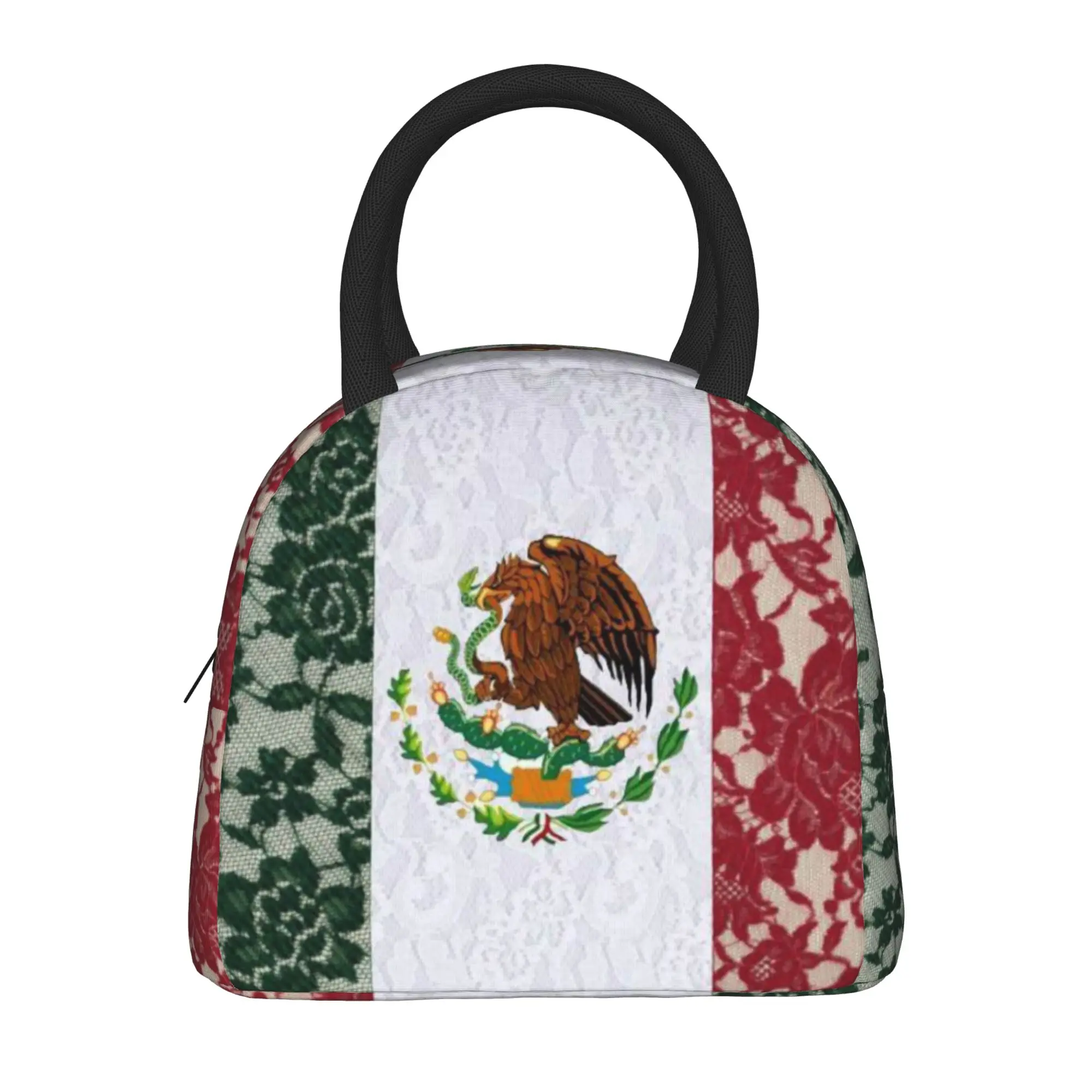 Insulated Lunch Tote Bag mexico flag Merch  Storage Food Box New Arrival Cooler Thermal Lunch Box For Outdoor