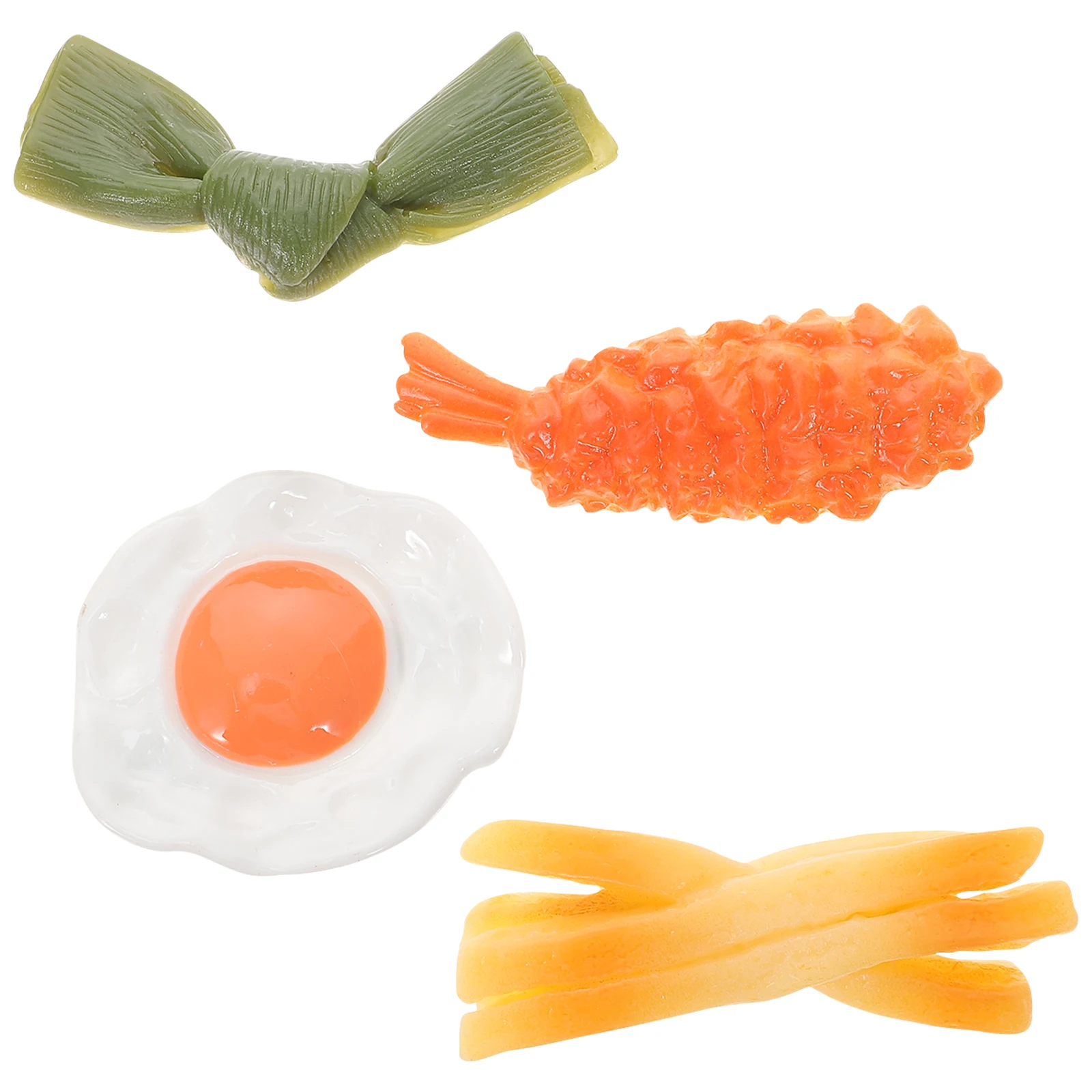 

4pcs Simulated Food Clips For Girls Funny Hairpins Creative Barrettes Novelty Hair Accessories Lightweight Kawaii