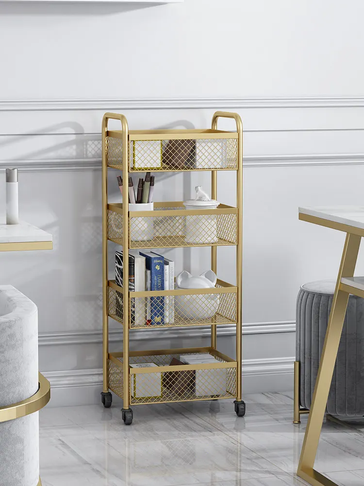 

Beauty salon barber shop trolley nail art skin care special tool cart household multi-layer removable rack