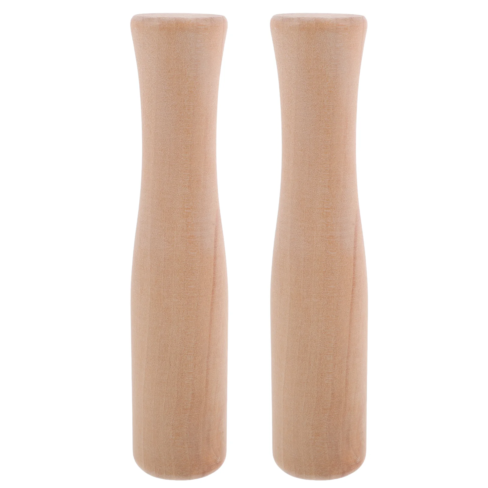 2 Pcs Kitchen Grinding Stick Spice Grinder Garlic Sauerkraut Pounder Wood Food Beech Pestle Baby