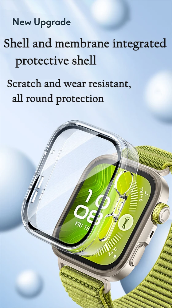 Case for Huawei Watch Fit 4/4 Pro Screen Protector Case All-Around Protective Bumper Cover for Huawei Fit4 3/Fit 4 Pro Accessory