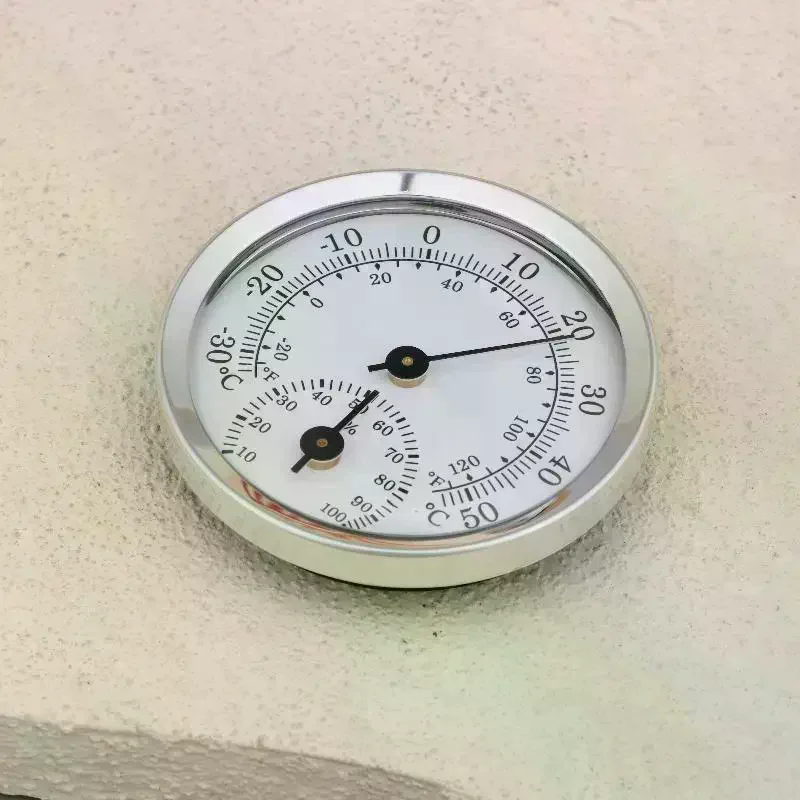 1Pcs Street Thermometers Thermo-hygrometer Measuring Instruments Tool For Home Supply Mini Pointer Thermometers Hygrometer