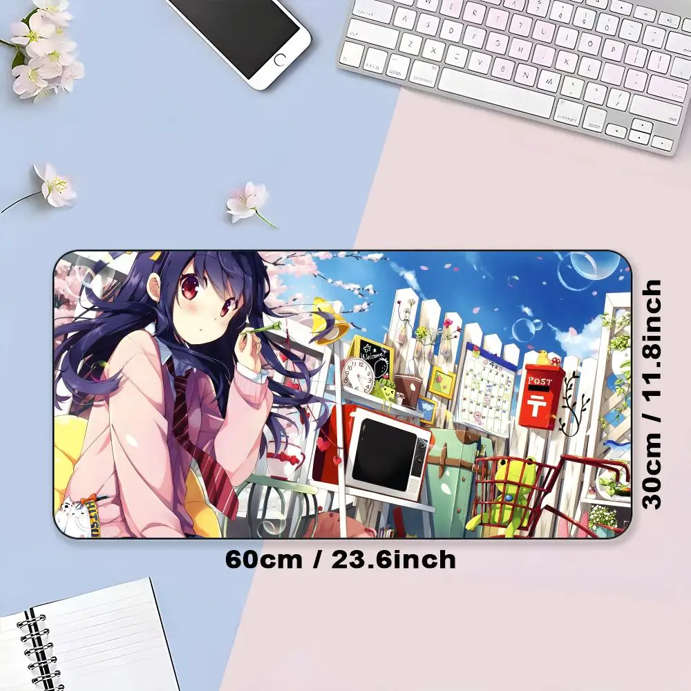 JK زي مدرسي فتاة ماوس الوسادة المطاطية الكمبيوتر المحمول لعبة رسمية سوبر الملونة طباعة الجمالية جميلة الأزياء الفاخرة حصيرة