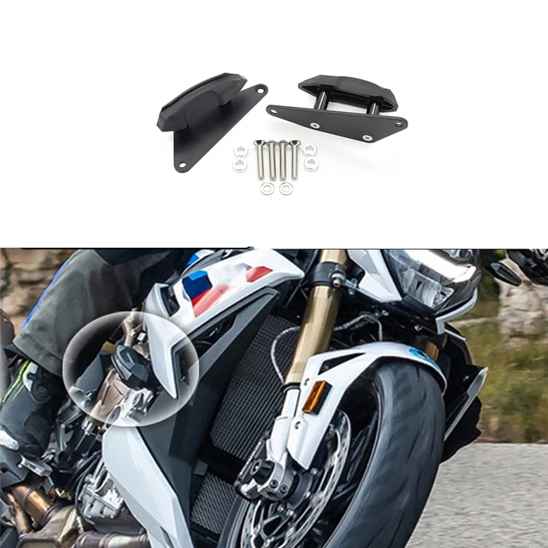 Motorcycle Anti-Fall Glue Frame Sliders Falling Protection Guard Pads Kit for S1000R S 1000 R 2018-2020