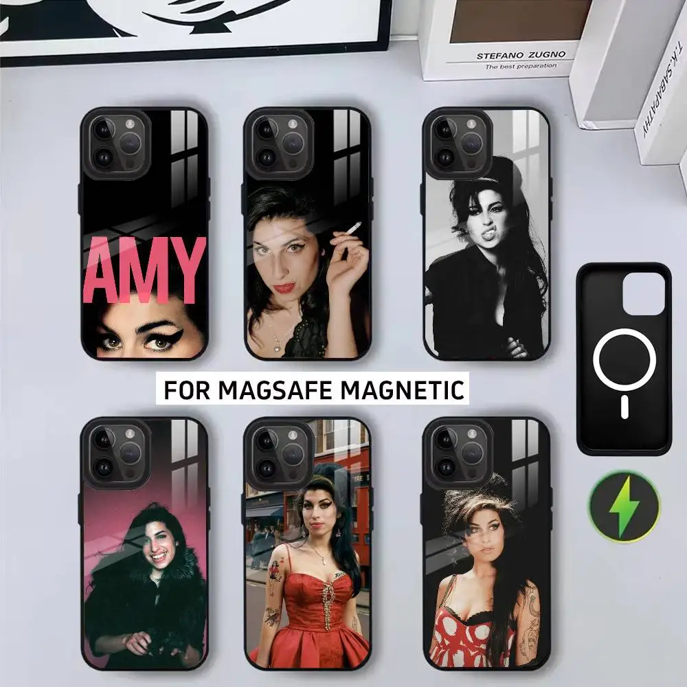 

Cool A-AMY W-Winehouse-AWES Phone Case For iPhone17,16,15,14,13,12,11 Plus,Pro Magnetic For Magsafe Wireless Charging