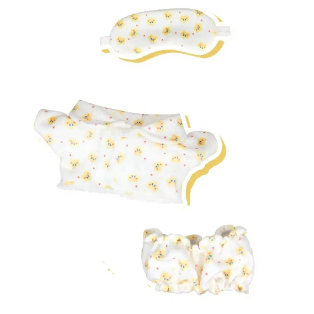 

Pajama Set 20CM Cotton Doll Clothes Replacement Outfit Plush Patch Stuffed Doll Plush Suit Changing Cartoon Plush Toys Clothes