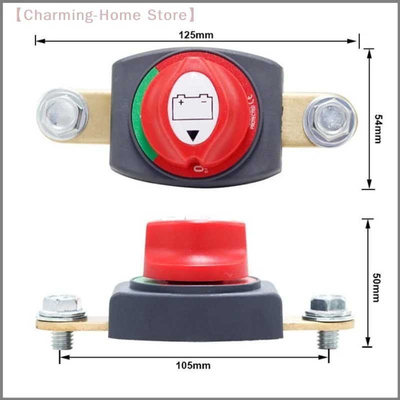 Picture 7: 【M】1Pcs Universal Auto Parts 12V-24V Car Battery Disconnect Switch Manual Circuit Breaker Anti-Power Off Leakage Protector
