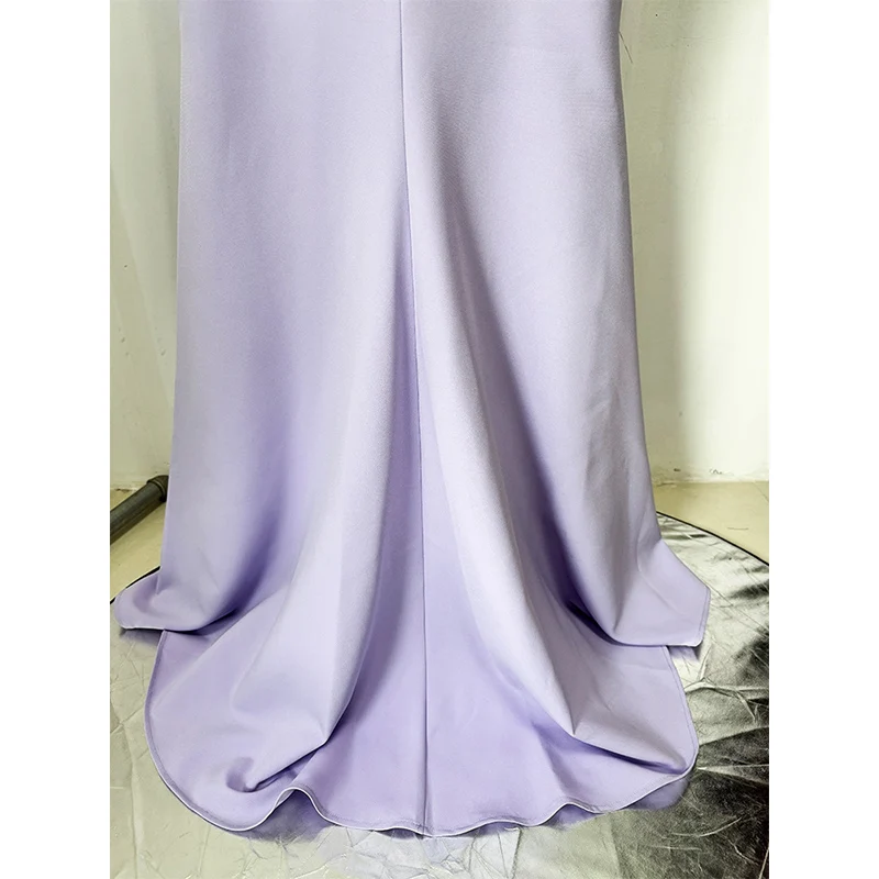 Abiti da sera HIGH STREET La più recente moda 2025 Designer Party Vestido Diamanti da donna Abito lungo diviso con perline Abito lungo lungo فساتmavera