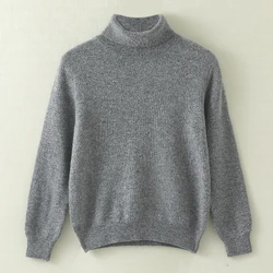 Children's Clothing Girls Cashmere Sweater Warm Pullover Tops Winter Kids' turtleneck jacket Boy woollen Knitted Sweater