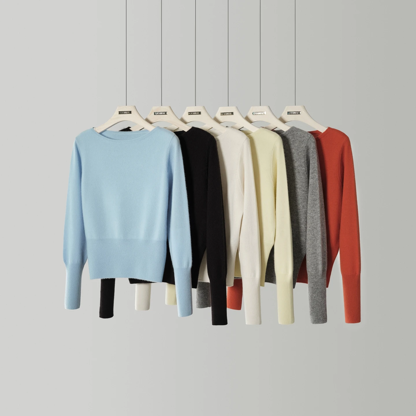 

Women's 100% Cashmere Sweater Slash Neck High Waisted Pullover Knitted Casual Lazy Cashmere Knit Sweater Autumn Winter Clothing