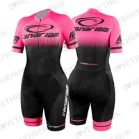 Traje de patines para mujer, traje de patín en línea para triatlón profesional Licra Speed, cómodo traje de velocidad de patinaje rápido para verano
