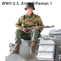 1/16 WW2 Soldiers, U.S. Resin Model figure soldier, WWII Military themes, Unassembled and unpainted kit