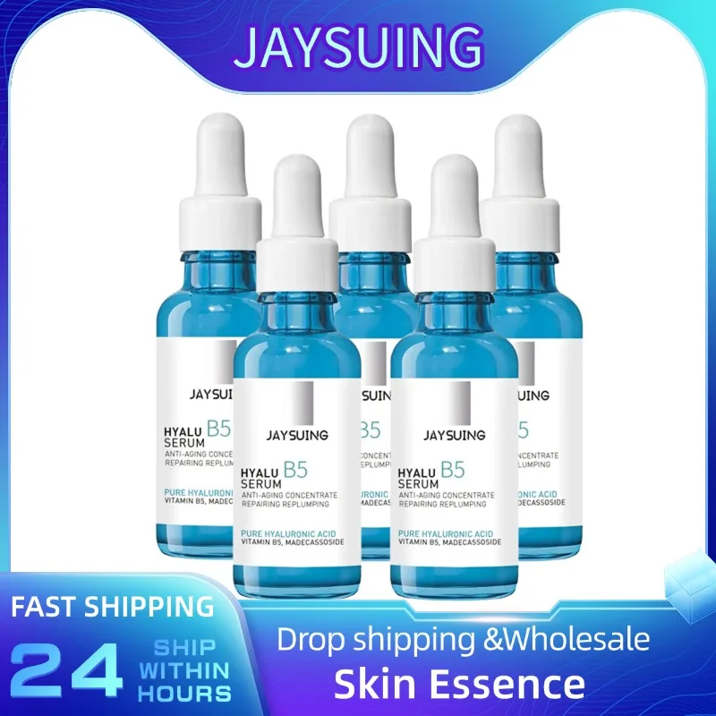 Suero para reducir los poros B5, ácido hialurónico puro, reafirmante, líneas finas, Reduce el aclaramiento del círculo oscuro, esencia Hyalu, 30ML, 1/3/5 Uds.
