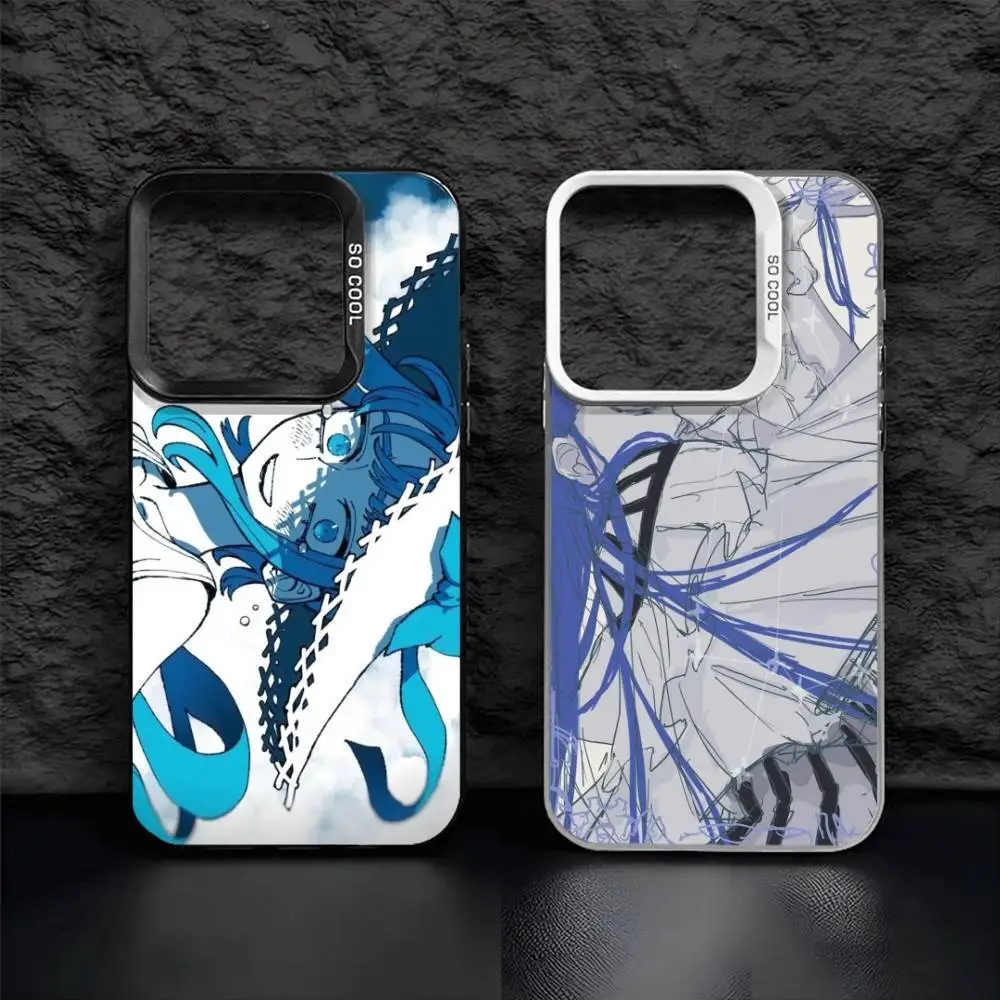 

A-Ado K-Kyogen Phone Case For iPhone17, 16,15,14,13,12 Pro Max Black Candy Matte Shockproof Cover