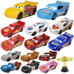 Cars Lightning McQueen Disney Pixar Cars 2 3 para niños, coches japoneses de aleación de Metal, modelo de coche 1:55, juguetes fundidos a presión, regalo de cumpleaños, nuevo