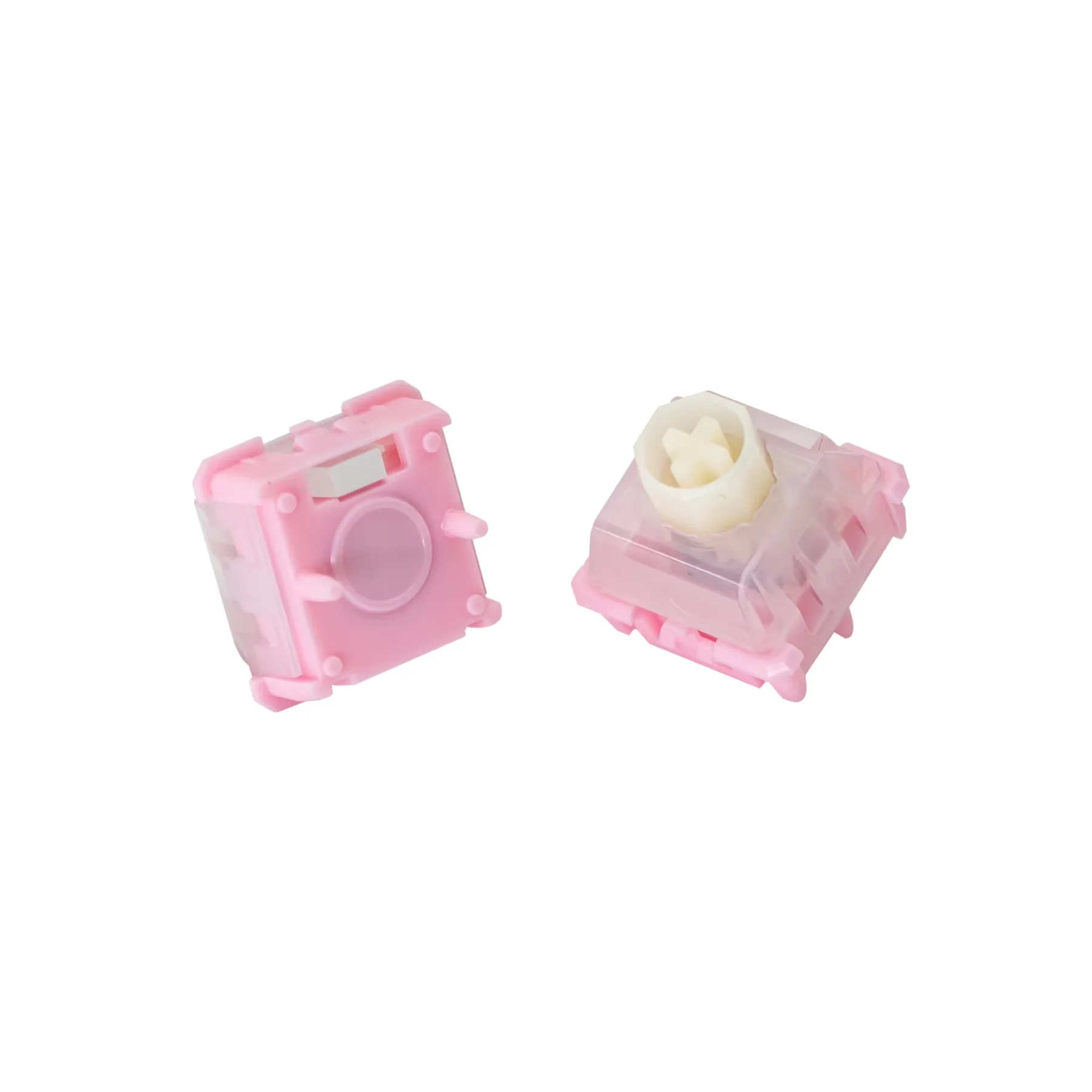 キーボード WuqueStudio WS Flux switch Pink Lotus 65 Wuque Studio WS Flux HE Switch Pink 35gf Linear Deep Clacky Sound