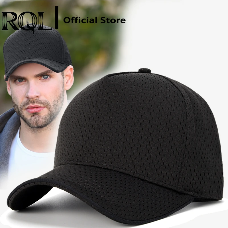 Big Head Large Size Quick Dry Running Hats High Crown Plain Mesh Baseball Cap Men and Women Breathable Golf Hat  Sports Hats