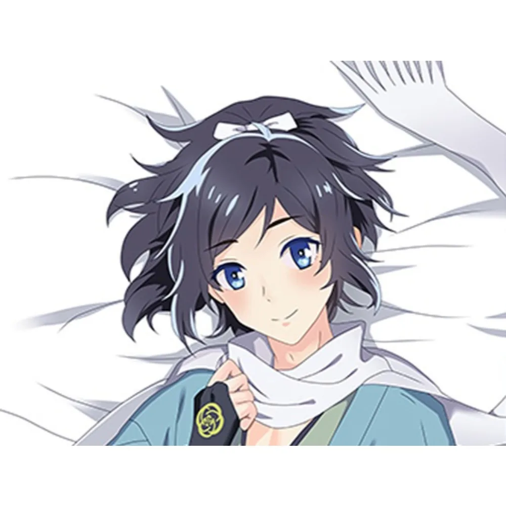 Yamatonokami Yasusada Anime Character Double‑Sided Print Dakimakura Body Pillow Cover Hidden Zipper Cushion Case