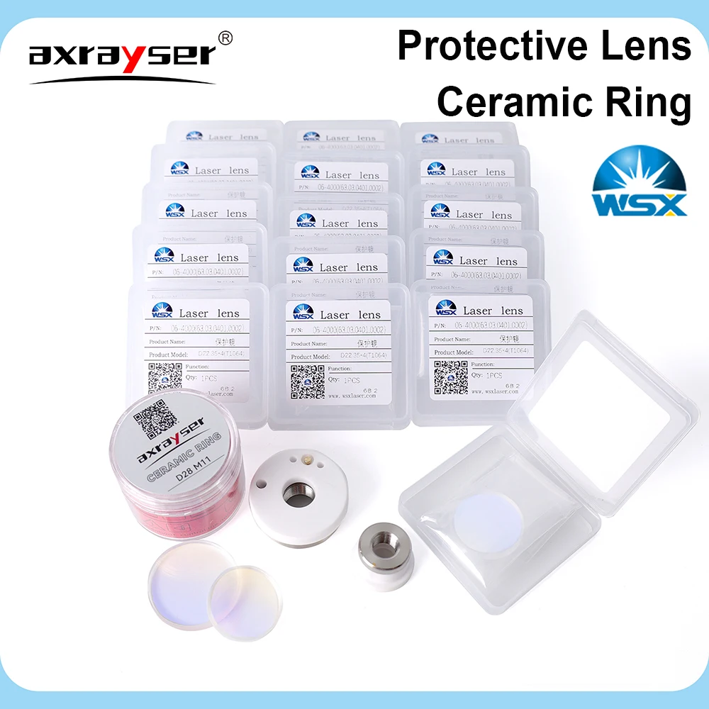 WSX Original Protective Lens D18x2 D20x2 Laser Ceramic Ring Nozzle Holder D28/D32 for WSX Fiber Laser Head
