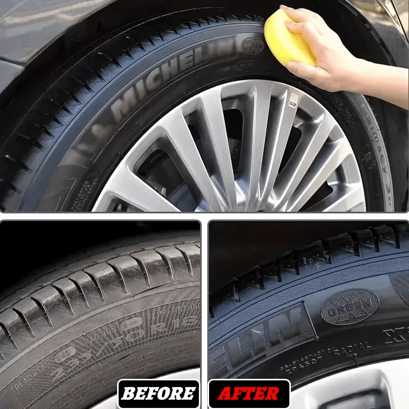 KJM Automotive Faded Plastic Rubber Trim Reconditioning Paste Anti-oxidation Exterior Bumper Gloss Restoring Care Coating