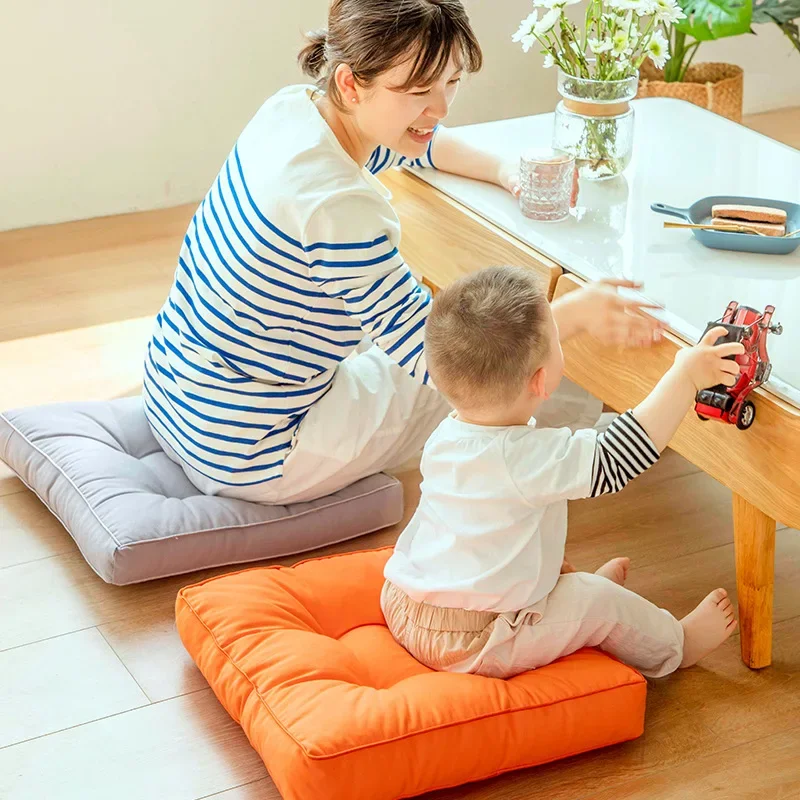 مربع بوف حصير وسادة مقعد وسائد الأرضية وسادة مقعد وسادة رمي وسادة وسادة ديكور سيارة وسادة أريكة 45x45 سنتيمتر المنزل