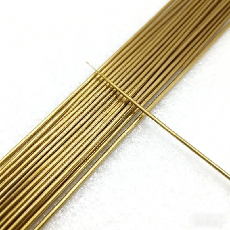 2Pc d2×200mm Copper Alloy Welding Rod Low Melting Point for Copper Pipe Radiator Cu-Al Welding