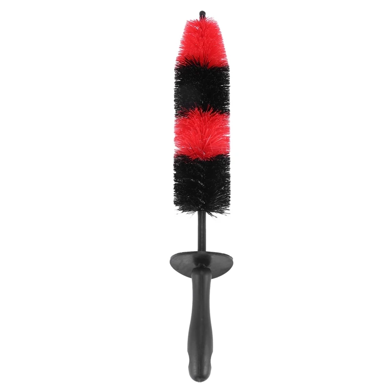 

3X Car Tire Cleaning Brush Wheel Brush Rim Detail Brush 17Inch Long Soft Brush For Wheels, Rims, Exhaust Pipes, Cars