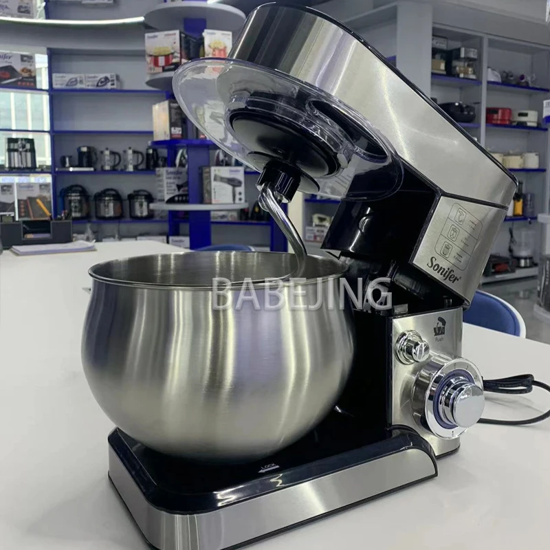 BABEJING nuevo superventas mezclador de cocina de 1200w, mezclador de llenado eléctrico de acero inoxidable, amasadora