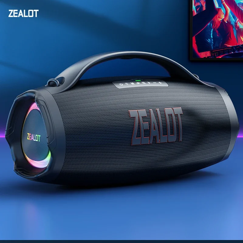Zealot_S98 160 Вт Bluetooth-динамик Большая мощность Беспроводной TWS Сабвуфер Водонепроницаемый портативный динамик Мобильная мощность HIFI Sound Quali