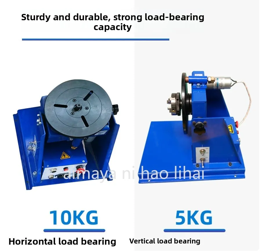20w Rotary Welding Positioner Welding Turntable 10KG Welding Positioner Turntable Table AV220/110V 80A 2-16r/M (1-10rr/M)