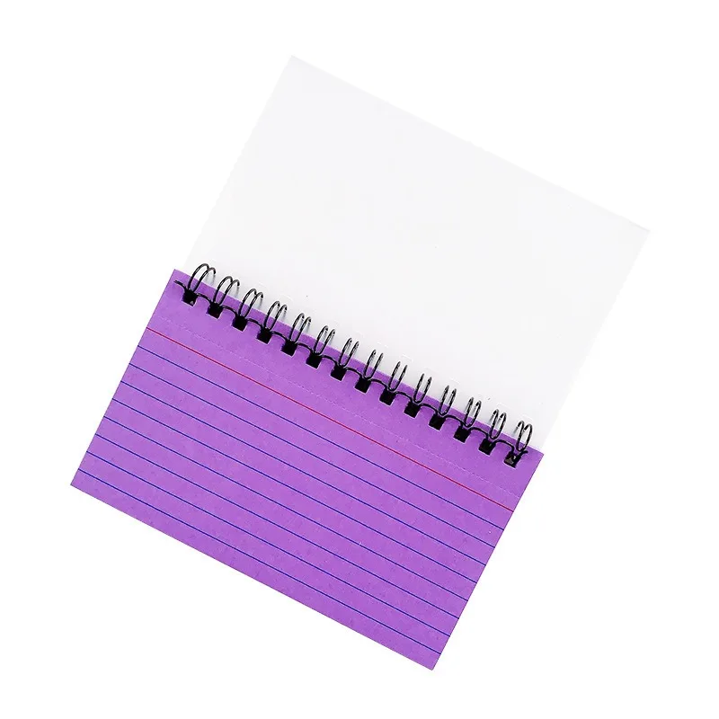 6pcs Horizontal Line Notebook Tearable Coil Book Cuaderno Journal Note Book Office Supplies Diary Libretas Stationery Notebooks