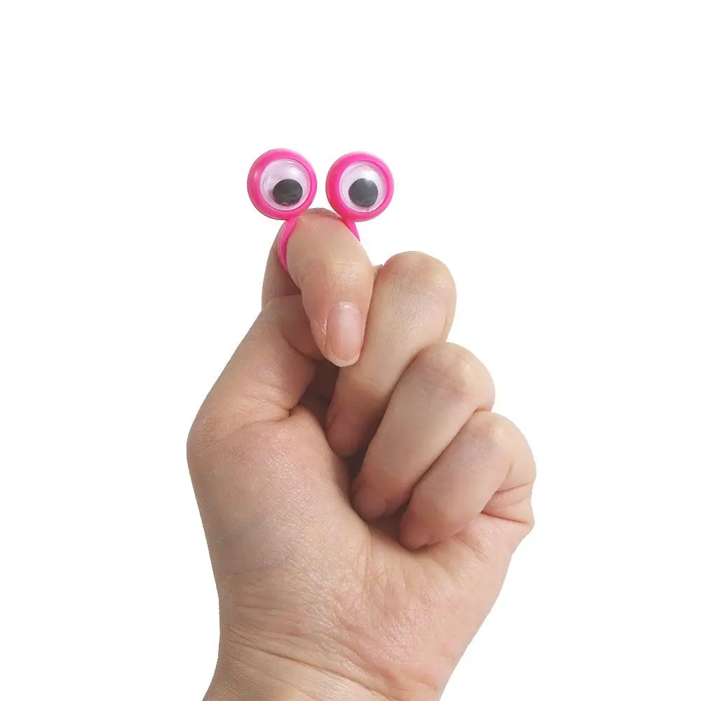 Gift Kids Gift Plastic Rings Active Eye Ring Anti-stress Toys Wiggle Eyes Toy Eye Finger Puppets Finger Cool Toys Eyes Ring