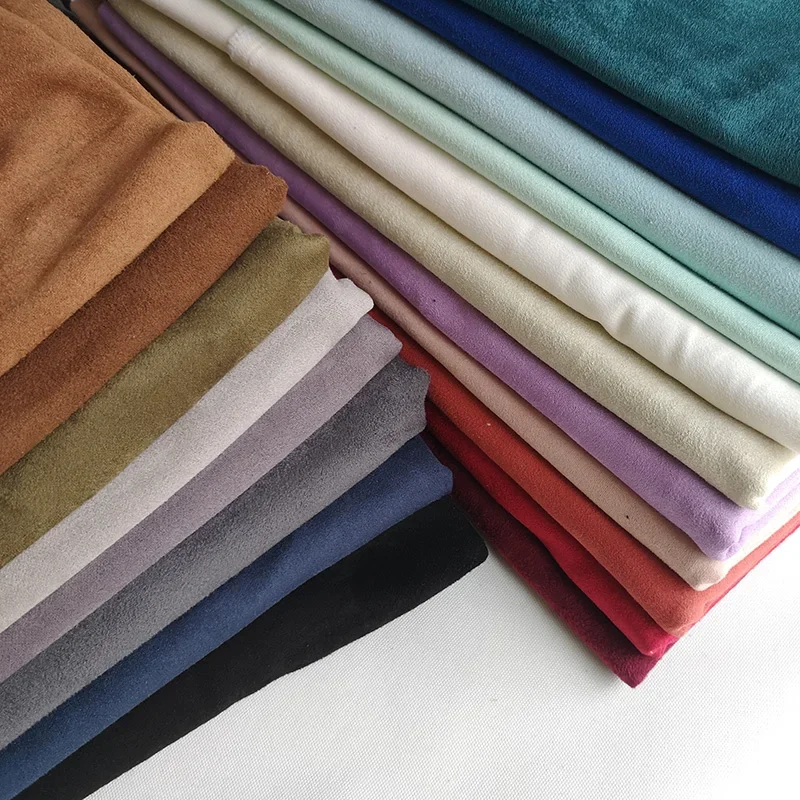 

Elastic Suede Fabric Soft for Clothing Cheongsam Trousers Car Roof Designer Handmade Diy Sewing Material Cloth