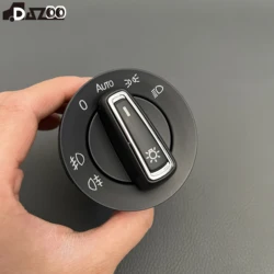 For VW Golf 7 MK7 Chrome Auto Headlight Switch Head Light Fog Lamp Automatic Controller Knob 5GG 941 431 D 5GG941431D