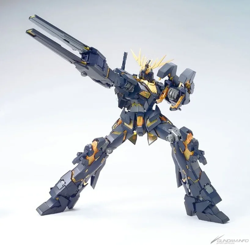 Bandai Gundam zestaw modeli do składania figurka Anime MG 1/100 Gundam Unicorn Banshee niszczy wybuchową zbroję zabawkowa figurka zabawki dla dzieci