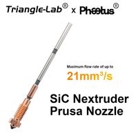 trianglelab Phaetus  0.4MM Sic Nextruder Prusa MK4 Nozzle MK4S Upgraded material, suitable for the need of high wear resistance