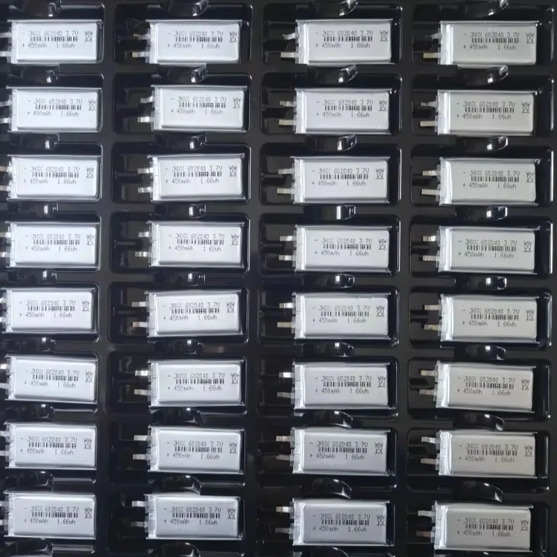 جديد 602040   بطارية ليثيوم أيون بوليمر قابلة لإعادة الشحن 3.7 فولت 450 مللي أمبير في الساعة للكمبيوتر الشخصي LED بقوة احتياطية 552040 601949   فرشاة الأسنان الكهربائية DVR GPS