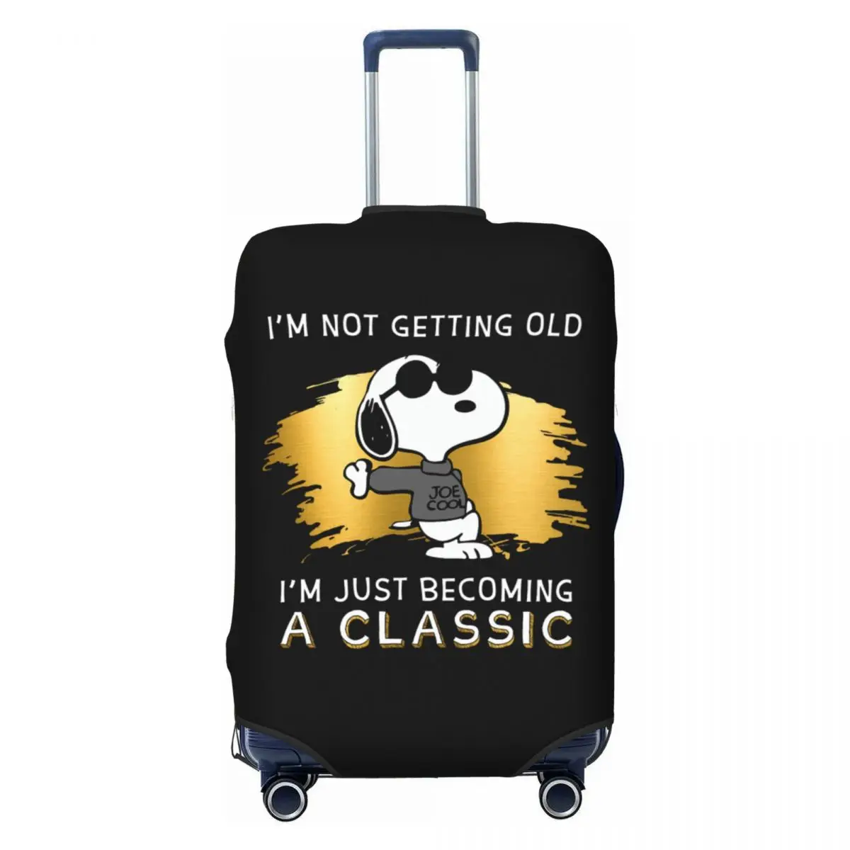 

Custom S-snoopys Travel Luggage Dust Proof I'm Not' Getting Old I'm Just Becoming Classic Suitcase Protector Fit 18-32 Inch